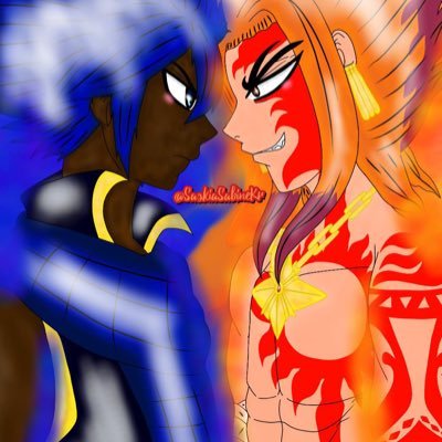 Blue Fire Dragon Slayer/Husband to Lucy Heartfilia/the son of Leonidas