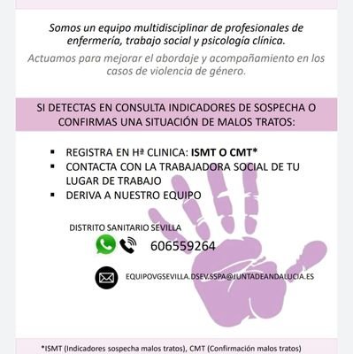 Equipo de atención a la mujer y familia del SAS.