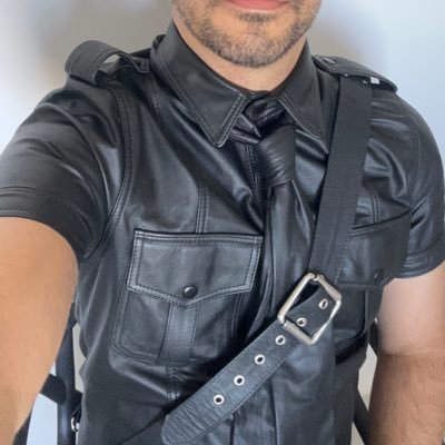 Just a man who enjoys leather and other fetishes...