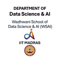 Dept. of Data Science & AI, IIT Madras (@dsai_iitm) 's Twitter Profile