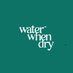 water when dry™ (@waterwhendry_) Twitter profile photo