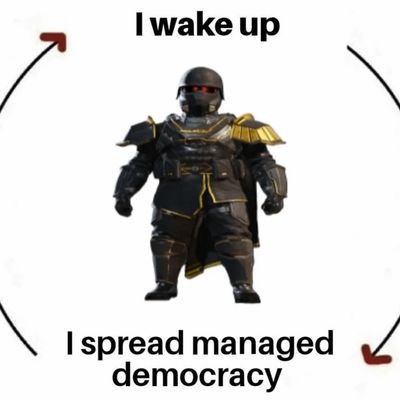 Here to spread managed democracy, one dead bug and spilled oil can at the time.
I will not pretend to be an official Helldivers account, democracy has standards