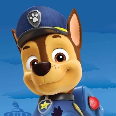 Hello Pups I'm Chase From the Paw Patrol I'm happy to help the residents of Adventure Bay Chase is on the case Have a nice day 💙🐾
