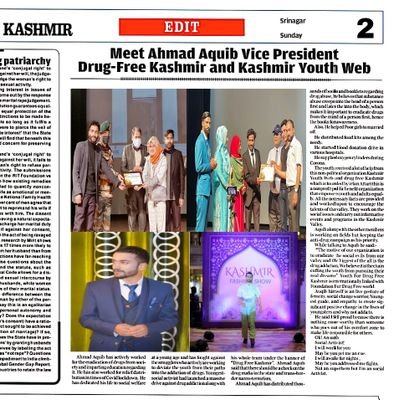 Cyber Geek💻 || Work @newsX @trk_media ||
Awarded Social Activist 🍥
|| Vice president || @kashmiryouthweb @drugfreekashmir | Radio 📻 jockey