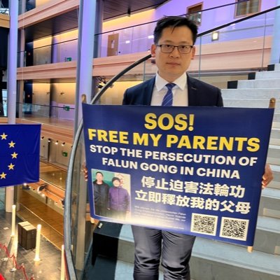 Son of persecuted parents in communist China, whose fate and safety has been addressed by the European Parliament with an EU Resolution. https://t.co/jfVqw43kJI