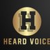 HEARD VOICE (@HEARDVOICENEWS) Twitter profile photo