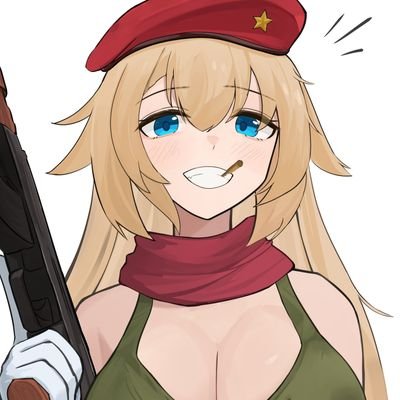 T-Doll AK-47 reporting for duty! Who's got the vodka and ammo!? Pfp by @GaMr_yous
-No art is drawn by me-