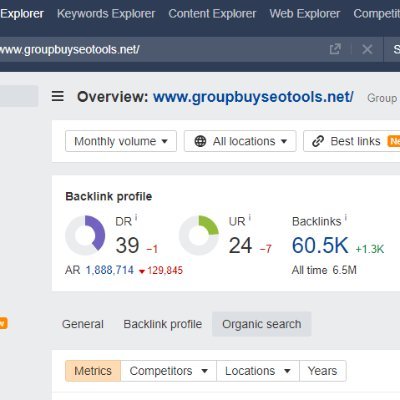 Ahrefs Group Buy- 35 Euro Per Month
@groupbuyseo250
#seo #seotools #ahrefs #spytools