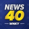 wnkytv's profile picture. Your source for local news, weather and sports in South Central Kentucky. #CBS #NBC #MeTV

Watch News 40 weekdays at 6a | 12p | 5p | 6p | 10p