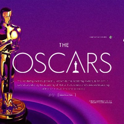 #OscarsAwardsRP of the Academy with history and general information on the Academy Awards, as well as photographs, events and screenings, and press releases.