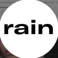 Rain Magazine(@Rain_Mag) 's Twitter Profile Photo