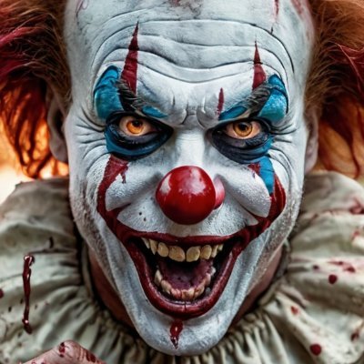 Horror Clowns #killerclowns #creepydoll #horror #horrorcommunity #scary #creepy #Mutantfam #halloween #creepyart #art #AI #HorrorFam #NFT
