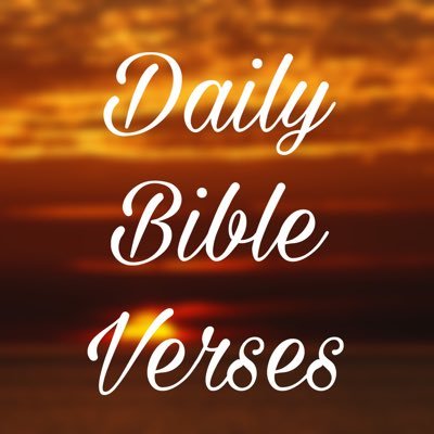 Bible verses, tweeted daily. Follow us for daily verses from the Bible. We’ll likely use the New Living Translation. We’ll follow you back.