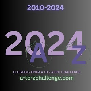 Blog posts for the English alphabet.
April blogging from A to Z Challenge - International blog hop running annually for over a decade! #AtoZchallege