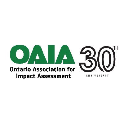 The Ontario Association for Impact Assessment (OAIA) promotes the development of local, national and global capacity for the application of impact assessment.