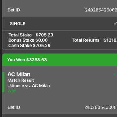 Milan stan / Sports Betting Legend