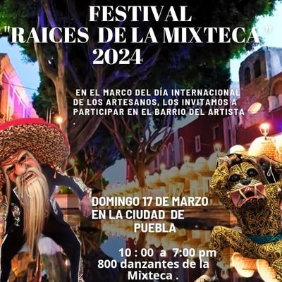 Acompañanos y disfruta del Gran Festival Raíces de la Mixteca.