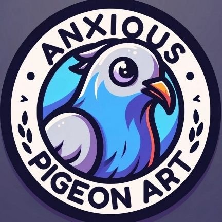 Charli - Anxious Pigeon Art