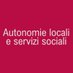 Autonomie Locali e Servizi Sociali (@autonomielocali) Twitter profile photo Autonomie Locali e Servizi Sociali (@autonomielocali) Twitter profile photo