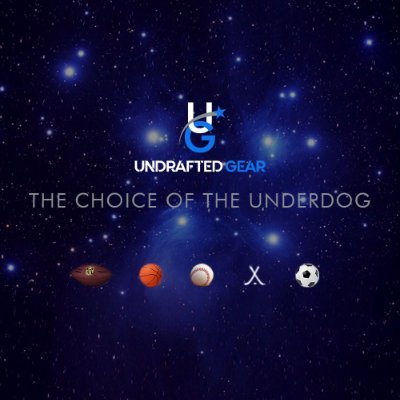 Undrafted Gear, the sportswear choice of the Underdog.