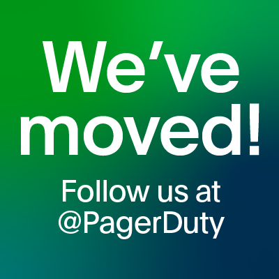 We've moved! Follow us at @pagerduty.

Respond Faster. See Patterns. Learn From Your Incidents. Helping engineering teams at @indeed, @xero, and more.