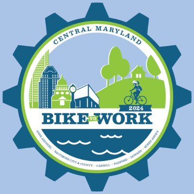 Bike to Work is a national campaign celebrating the benefits of bicycling. Rolling around Central Maryland May 13-19, 2024. A program of @BaltoMetroCo