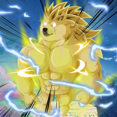 Super Doge, WOW! Very currency, such Saiyan, much power.