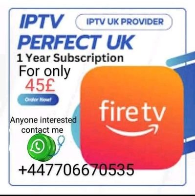 Anyone looking for IPTV subscription I have world best IPTV 
For Buy subscription contact with us our WhatsApp number
https://t.co/OWisBV2ImQ