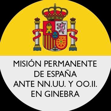 Misión de España ante las Naciones Unidas y otros OO.II. en Ginebra.
Mission of Spain in Geneva. 
Normas: https://t.co/7aFqP71NBb