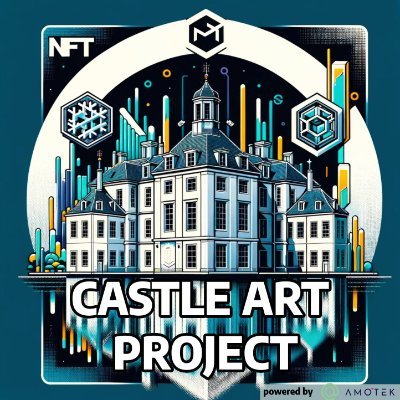 AMOTEK Castle Art Project is a Physical Art Community on the Solana blockchain centered around the Tanghof Castle in Antwerp.
