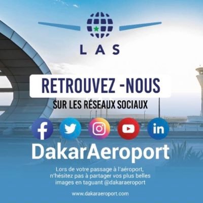 Bienvenue sur le compte officiel de l'Aeroport Dakar Blaise Diagne. Sénégal