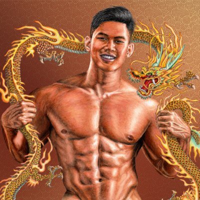 Celebrating Asian Men through erotic art. NOT AI art. #gay #gayart #drawing #gayillustration