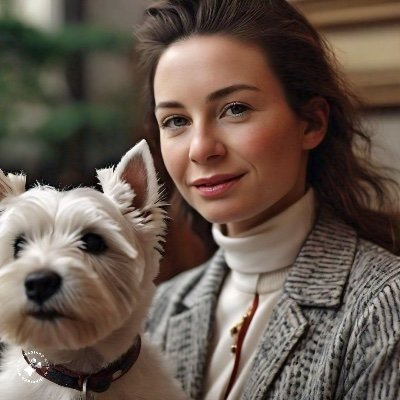 Think Violet Crawley, but in her 30s, with a Westie called Fiona.