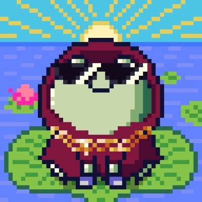 Dive deep with Pond Pals - pixel frog NFTs!   Unlock exclusive perks with $POND! Join the swamp #NFT #PixelArt #pondcoin #pondpals