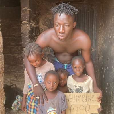 we’ll my name is Makuwa I’m from the Gambia 🇬🇲 in west Africa I’m here with my 4 little siblings we lost our parents we are in need urgent help to eat 😭🙏