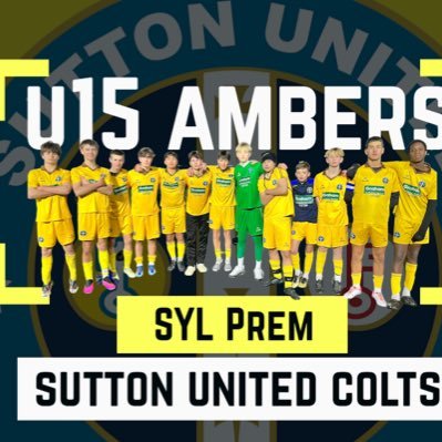 Sutton United Colts U15 Ambers season 2023/24
See more insight over on Instagram - follow - suttonutdcoltsu15ambers