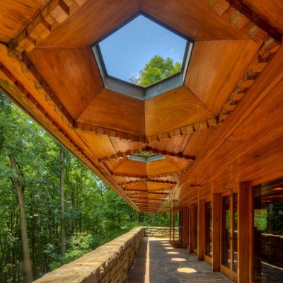 Kentuck Knob is an extraordinary mid-50s Usonian home, designed by Frank Lloyd Wright. We are located 15 minutes from Fallingwater. Book tours via our website.