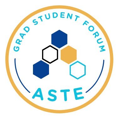 @the_aste Graduate Student Forum 
Follow us to stay up to date on all of the Association of Science Teacher Education (ASTE) Graduate information!