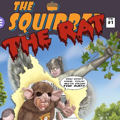 I’m the Squirrel! The world’s nuttiest superhero! Collect and read the story of my origin and first adventure. No AI…my nuts are 100% au natural. QR codes below