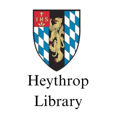 The Heythrop Library @londonjesuit is a specialist collection of philosophy & theology. Providing access to 200,000+ volumes, some since 1614.