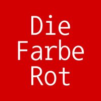 Die Farbe Rot (@diefarberotapp) 's Twitter Profile