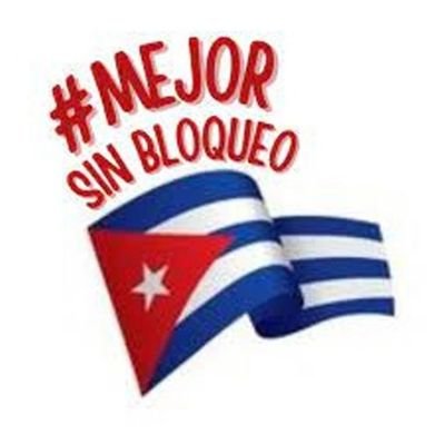 CubVsBloqueo's profile picture. Me gusta mi país y soy feliz en él. 
#NoMásBloqueo 💪🏽🇨🇺