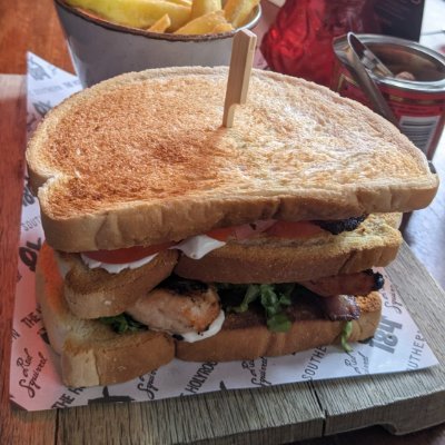 I like Club Sandwiches. I eat the Club Sandwich, and then I write about it.

Insta: clubsandwichlondon