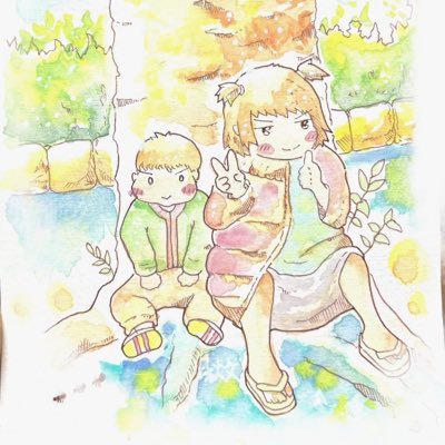 二児のパパです、水彩が好きで、ちょこちょこ絵を描きます。自然や、風景などを描くのが好きです！家族をモチーフにしたイラストも📝