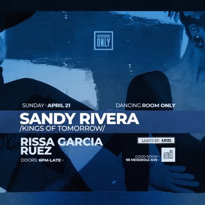 #DancingRoomOnlyNYC Resident DJ @rissancr | Sun 4.21 Good Room BK w/ Sandy Rivera, Rissa Garcia & Ruez -https://t.co/QIORbiESAW