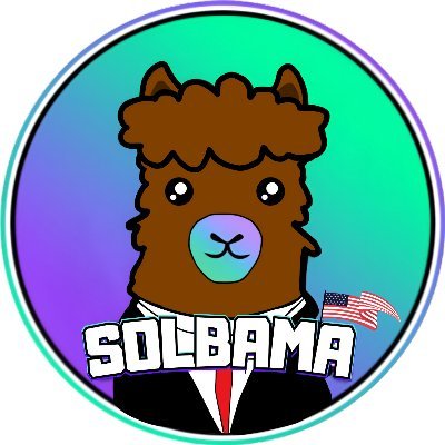 Solbama the Unofficial 'Unofficial' U.S. and Solana Mascot 🦙 $SOLBAMA 🟣 $SOL