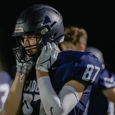 Air Academy High School C/O 25| 🏈🏀| TE/DE #87 | All Conference TE | Team Captain |6'4 205lbs | 4.2 GPA| Email: cpkasayka@gmail.com |NCAA ID: 2308974467