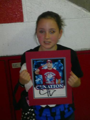 LeahMaryEades_'s profile picture. [=] 11 years old, 2 sisters and gunna an a baby bro. i love swimming and ofcourse WRESTLING if you follow me i will follow you back [=]