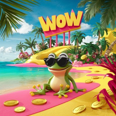 Ready for my yellow and pink tropical island.

$WOW #WOWNERO