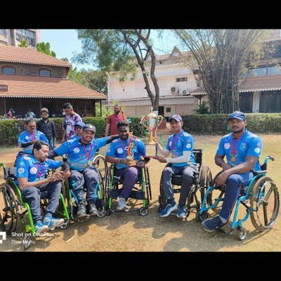 Wheelchair cricket player of mumbai